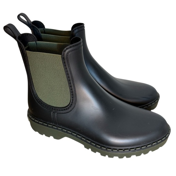 TONI PONS Biggie’s Waterproof Chelsea Rain Ankle Booties Rubber Boots Wellies - Picture 1 of 13